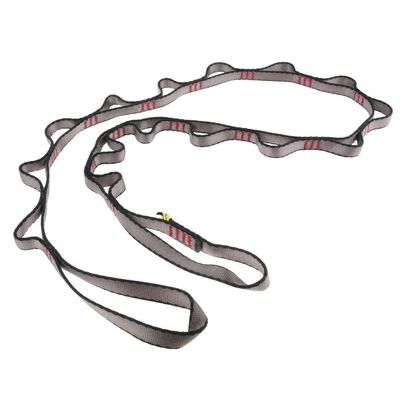 FytStycale Webbing Loop Chain Strap for Climbing and Activities, Gray, 150cm
