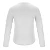 NATHGAM Men Casual Bottoming Shirt Lightweight Slim Cotton Long Sleeve Undershirt Thermal Muscle Gym Workout Athletic Shirt White view 2
