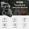 WGFXYBFY NVG 50 Night Vision Goggles, Helmet Mounted Night Vision Monocular, 4 Color Effects Day and Night Use Support WiFi, for Camping and Surveillance view 2