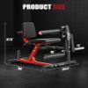 EVERYMATE Leg Extension and Curl Machine, 3-1 Adjustable Leg Extension Machine, Leg Curl Extension Machine for Lower Body Workouts, Leg Machines Home Gym - Heavy Duty 680lbs Capacity view 2
