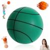 Dribble Dream Silent Basketball - Upgrade Indoor Training Quiet Ball, Foam Basketball Gift for Youth (Green, NO.5) view 1