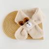 Cartoon Bear Scarf For Baby Toddler Furry Plush Neck Scarf Kids Winter Warm Neckwrap Children Windproof Neck Accessory view 3