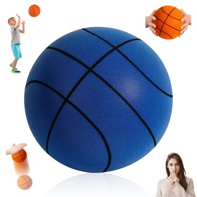 2025 Dribble Dream Silent Basketball - Upgrade Indoor Training Quiet Ball, Foam Basketball Gift for Youth (Blue, NO.5)