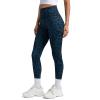 Colorfulkoala Women's High Waisted Tummy Control Workout Leggings Full Length Ultra Soft Yoga Pants 28" Pattern Leggings (XL, Blue Leopard) view 1