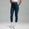 Colorfulkoala Women's High Waisted Tummy Control Workout Leggings Full Length Ultra Soft Yoga Pants 28" Pattern Leggings (XL, Blue Leopard) view 2