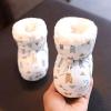 Infant Booties 612 Months Lined Fuzzy Boots, Baby Boy Boots 2024 Warm Baby Boots With Drawstring Baby Winter Snow (White, 5.5 Infant) view 3