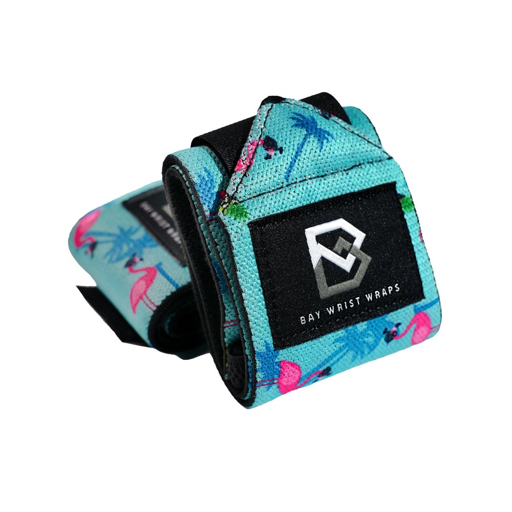 Bay Wrist Wraps for Weightlifting  Weight Lifting Wrist Support Brace for Gym, Workout, and Powerlifting  Premium Lifting Wrist Wraps for Men & Women - Tropical Operator