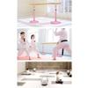 DFEDHF Ballet Barre Bar,Double Mobile Ballet Bar,Adjustable Dancing Bar,Freestanding Adult Child Household Stretching Barre,Folding (Pink 1M) view 3