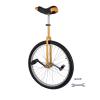 Getanye 24 Inch Wheel Unicycle Balance Fitness Exercise Adult Kids Outdoor Sports Training Cycling Unicycle with Steel Rim,Mountain Tire Cycling Sports Exercise with Adjustable Seat(Yellow) view 2