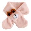 Cartoon Bear Scarf For Baby Toddler Furry Plush Neck Scarf Kids Winter Warm Neckwrap Children Windproof Neck Accessory view 1