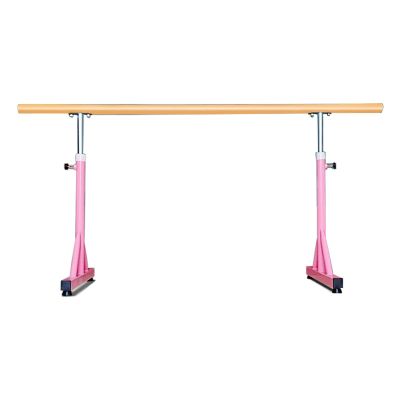 DFEDHF Ballet Barre Stick, Freestanding Height Adjustable Dancing Bar, Ballet Equipment for Home Studio Schools Dance or Active Workouts (Pink 1 m)