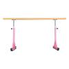 DFEDHF Ballet Barre Stick, Freestanding Height Adjustable Dancing Bar, Ballet Equipment for Home Studio Schools Dance or Active Workouts (Pink 1 m) view 1