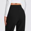 MXTPOV Womens Winter Outfits Sweatpants for Women Baggy Fleece High Waisted Athletic Lounge Pants Workout Straight Leg Joggers with Pockets Dark Gray Womens Fall Clothing L view 3