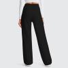 MXTPOV Womens Winter Outfits Sweatpants for Women Baggy Fleece High Waisted Athletic Lounge Pants Workout Straight Leg Joggers with Pockets Dark Gray Womens Fall Clothing L view 4