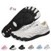 Grounding Shoes with Copper, Grounded Hike Barefoot Footwear Shoes for Women Men Soft Comfortable Fully Experience Benefits (White Gray, Adult, Women, 7.5, Numeric, US Footwear Size System, Medium) view 1