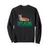 Thylacine Tasmanian Wolf Extinct Thylacines Sweatshirt view 1