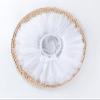 Baby Girls Soft Fluffy Tutu SkirtSkort Infant Tulle Dress Skirt 3 Layers Soft for Newborn Toddler (White, 0-3 Months) view 2