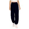 Sweatpants for Women Baggy Cinch Bottom Athletic Pants Elastic Waisted Jogger Workout Lounge Trouser Fall Winter Outfits Navy