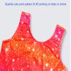 Domusgo Girls Gymnastics Leotards Size 2t 3t One Piece Sleeveless Unitards view 4