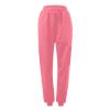 Women's Sweatpants Cinch Bottom Athletic Pants Stretchy High Waist Jogger Slacks Fall Winter Workout Running Trousers Hot Pink view 3