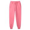 Women's Sweatpants Cinch Bottom Athletic Pants Stretchy High Waist Jogger Slacks Fall Winter Workout Running Trousers Hot Pink view 4