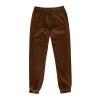 2PC Sweatpants Women Baggy Open Bottom Wide Leg Athletic Pant Classic Elastic High Waisted Jogger Trouser with Pocket Brown view 3