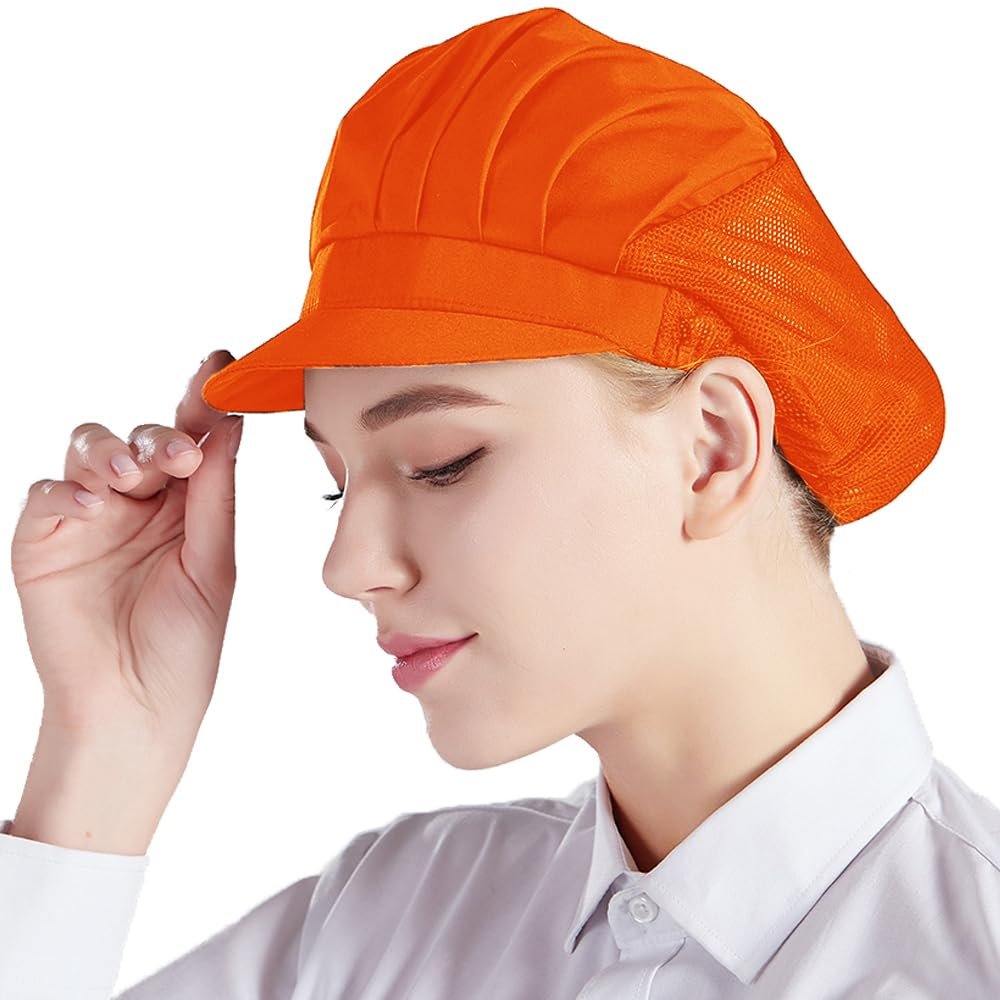 Nanxson 3pcs Chef Hat Kitchen Cooking Chef Cap Food Service Hair Nets CF9033