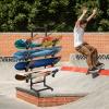 Standing Skateboard Display Stand,5-Tiers Single Sided Floor Standing Surfboard Storage Rack,Snowboard Storage Holder,Skateboard Organizer Racks Frees Standing For Skis/Skateboards/Scooter/Board view 2