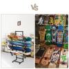 Standing Skateboard Display Stand,5-Tiers Single Sided Floor Standing Surfboard Storage Rack,Snowboard Storage Holder,Skateboard Organizer Racks Frees Standing For Skis/Skateboards/Scooter/Board view 3