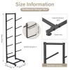 Standing Skateboard Display Stand,5-Tiers Single Sided Floor Standing Surfboard Storage Rack,Snowboard Storage Holder,Skateboard Organizer Racks Frees Standing For Skis/Skateboards/Scooter/Board view 4