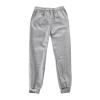 2PC Sweatpants Women Baggy Open Bottom Wide Leg Athletic Pant Classic Elastic High Waisted Jogger Trouser with Pocket Dark Gray view 3