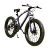 MarKnig 26 inch Fat Tire Mountain Bike with 4 inch Knobby Tires, 21 Speed MTB with Dual Disc Brake, Anti-Slip Fat Bike with Front Suspension, High Carbon Steel Frame, Men and Women (Blue-Purple) view 1