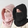 Balaclava Face Ski Mask for Women Winter Hats, Sherpa Fleece Hood Ski Face Mask Womens Hats Winter Hat for Women (Khaki) view 2