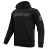 Pro Standard Mens NFL Philadelphia Eagles Black&Gold Pull Over Hoodie Black M view 2