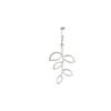 Gold Clip On Earrings Clear Crystal Cross Pendant Clips Earrings Lightweight Fashion Jewelry Statement Earrings Lightweight for Women CLL1887 view 1
