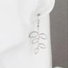 Gold Clip On Earrings Clear Crystal Cross Pendant Clips Earrings Lightweight Fashion Jewelry Statement Earrings Lightweight for Women CLL1887 view 2