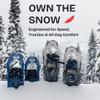 Redfeather Outdoors Trek Men's Snowshoes Kit 35" - Lightweight, Durable, Made in The USA - Ideal for Winter Hiking, Snowshoeing, and Outdoor Adventures - Premium Performance Snowshoes view 2