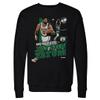 500 LEVEL Jayson Tatum Boston Celtics Crewneck Sweatshirt - Jayson Tatum Boston Celtics Gritty WHT (Black, XX-Large) view 1