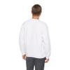 Funny Snowman Holiday Sweatshirt, Rolling with the Snowmies, Winter Occasion Pullover, Christmas Jumper, Unique Seasonal White view 4
