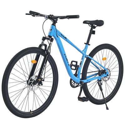 GRELiving Mountain Bikes for Men&Women,Single Speeds 29 Inch Mountain Bicycles with Suspension Fork,Double Disc Brakes,17 Inch Steel Frame