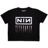 Women's Nine Inch Nails Downward Spiral Girls Jr Medium Black view 1