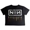 Women's Nine Inch Nails Downward Spiral Girls Jr Medium Black view 3