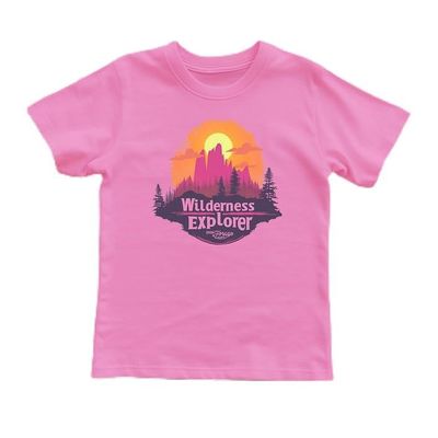 Girls, Wilderness Explorer Sunset, Pink T-Shirt
