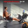 Air Resistance Rower Machine with Max Resistance of 66 LBS, Durable Metal Frame Row Machine, 16 Levels of Adjustable Resistance, Rowing Machines for Home with an Ergonomicall Designed Seat view 2