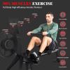 Air Resistance Rower Machine with Max Resistance of 66 LBS, Durable Metal Frame Row Machine, 16 Levels of Adjustable Resistance, Rowing Machines for Home with an Ergonomicall Designed Seat view 4
