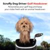 Daphne's Headcovers Scruffy Dog Driver Headcover | Funny Golf Club Covers | Golf Head Covers for Drivers | Stylish Golf Club Head Covers | Golf Driver Covers | Mens & Womens Driver Headcover view 2