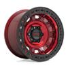 TANK BL 17X9 5X5.0 C-RED -38 1 Wheel view 1