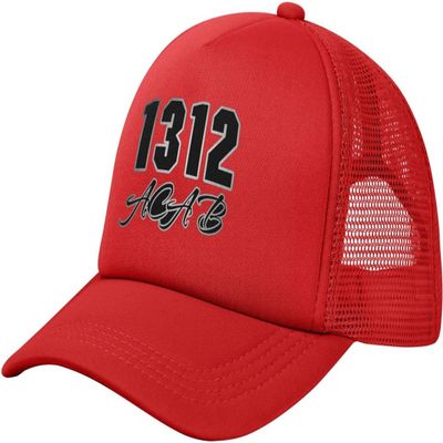 ACAB 1312 Baseball Cap Canvas Mesh-Back Cap Black