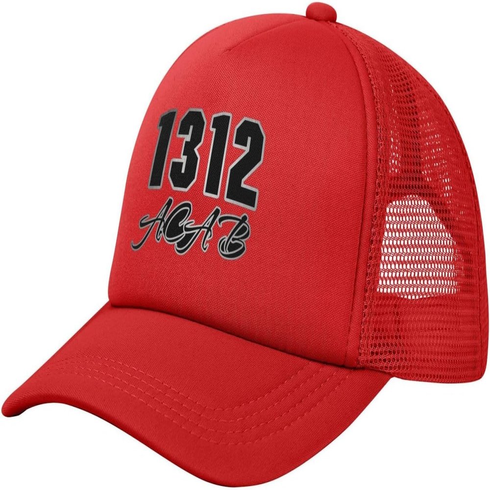 ACAB 1312 Baseball Cap Canvas Mesh-Back Cap Black