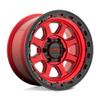 KM548 20X9 6X135 C-RED BLK-LP 00MM 1 Wheel view 1